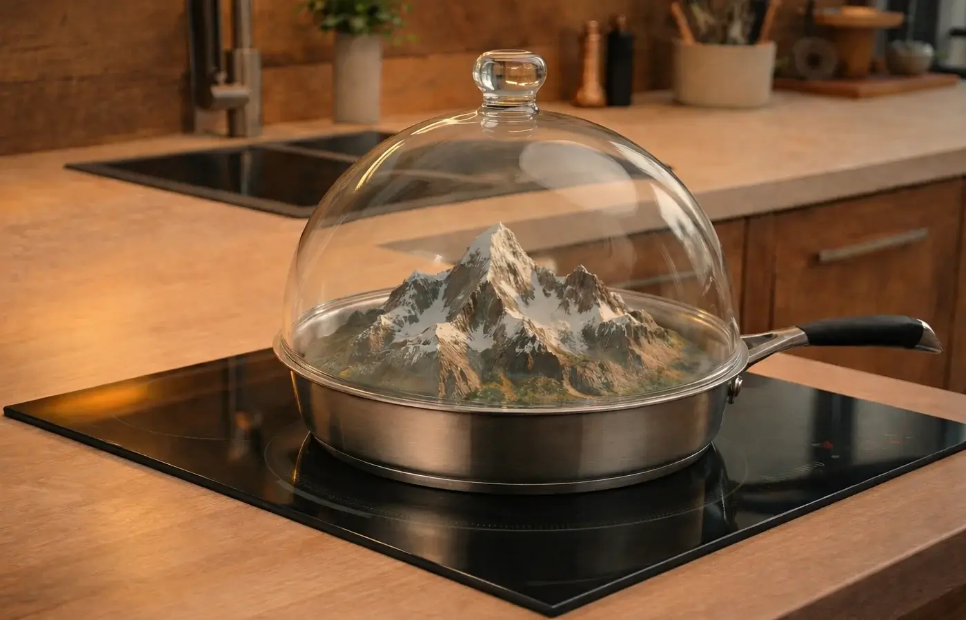 Cuisson sous cloche