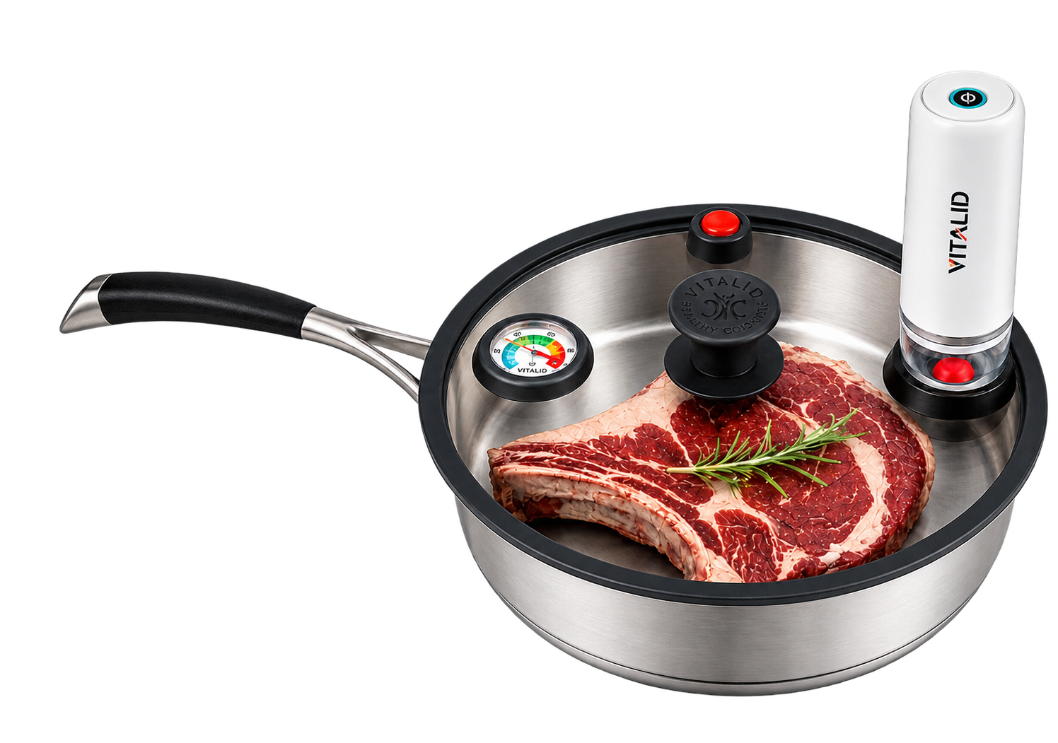Poêle inox Vitalid